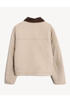 Chaqueta  Para Mujer Acolchada Color Beige Marca Seven Seven #28081019