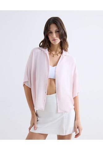 Blusa  Para Mujer Manga Corta Color Rosado Marca Seven Seven #28127537 Seven Seven