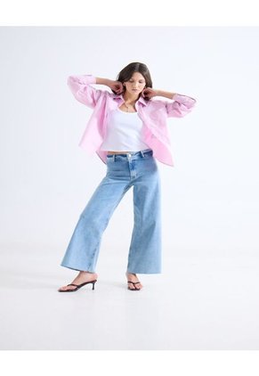 Blusa Para Mujer Manga Larga Color Rosa Marca Seven Seven #28128286