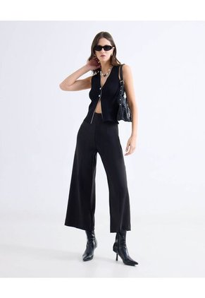 Camiseta Para Mujer Manga Sisa Moda Color Negro Marca Seven Seven #28096663