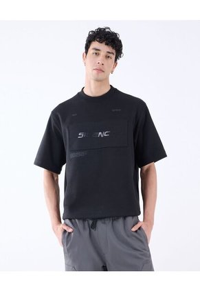 Camiseta Para Hombre Manga Corta Color Negro Marca Seven Seven #45092614