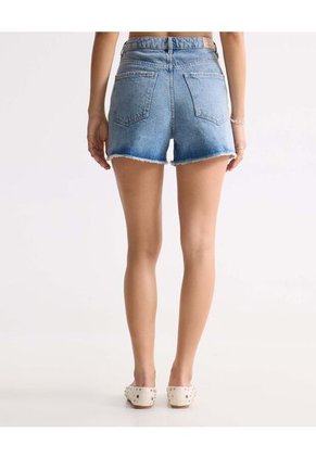 Short Para Mujer Multiusos Plano Color Azul Marca Seven Seven #28191103