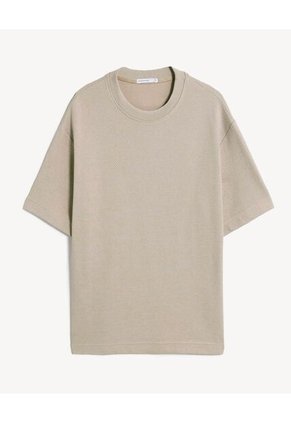 Camiseta Para Hombre Manga Corta Cuello Redondo Color Gris Marca Seven Seven #45097681