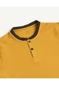 Polo Cuello Tejido Sin Bolsillo Hombre Seven Poliéster Amarillo 45110702-1252 de Seven Seven
