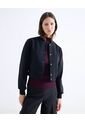 Chaqueta  Para Mujer Bomber Color Negro Marca Seven Seven #28081022 de Seven Seven