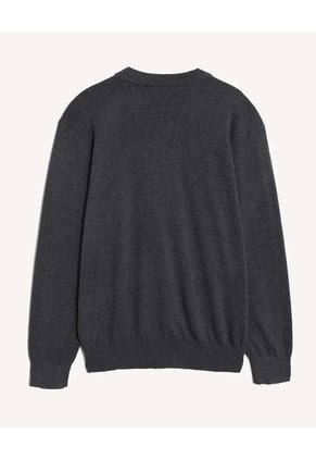 Saco  Para Hombre Cuello Redondo Color Gris Marca Seven Seven #45330270