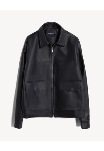 Chaqueta  Para Hombre Pu Color Negro Marca Seven Seven #45080521 Seven Seven