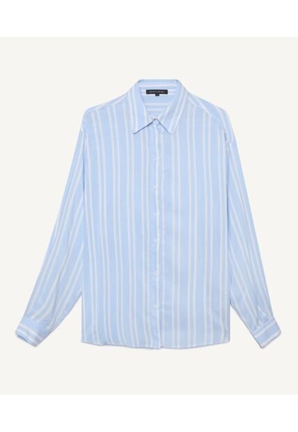 Blusa Para Mujer Manga Larga Color Azul Claro Marca Seven Seven #28123738