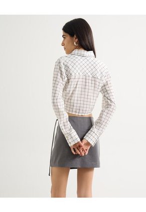 Blusa Para Mujer Manga Larga Color Crudo Marca Seven Seven #28124024