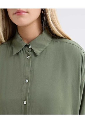 Blusa Para Mujer Manga Larga Color Verde Oscuro Marca Seven Seven #28123979