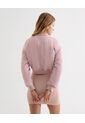 Chaqueta Corta Tipo Bomber  Para Mujer Rosado Seven Seven de Seven Seven