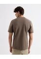 Camiseta Para Hombre Manga Corta Cuello Redondo Color Taupe Marca Seven Seven #45092705 de Seven Seven