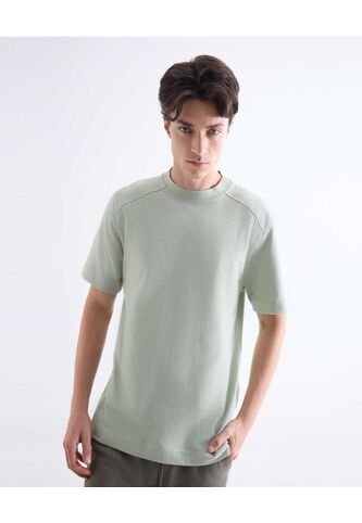 Camiseta  Para Hombre Manga Corta Cuello Redondo Color Verde Marca Seven Seven #45092856 Seven Seven