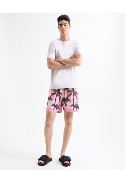 Pantaloneta Para Hombre  Color Rosa Marca Seven Seven #45280072