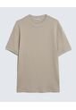 Camiseta Para Hombre Manga Corta Color Beige Marca Seven Seven #45092537 de Seven Seven