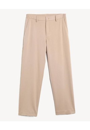 Pantalón Trouser Straigth Para Hombre Beige Seven Seven