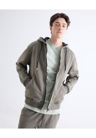 Buzo  Para Hombre Zipper Color Verde Marca Seven Seven #45060703 Seven Seven