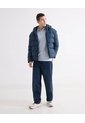 Chaqueta Puffer  Para Hombre Azul Seven Seven de Seven Seven