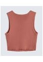 Crop Top Escote En V  Para Mujer Rosa Seven Seven de Seven Seven