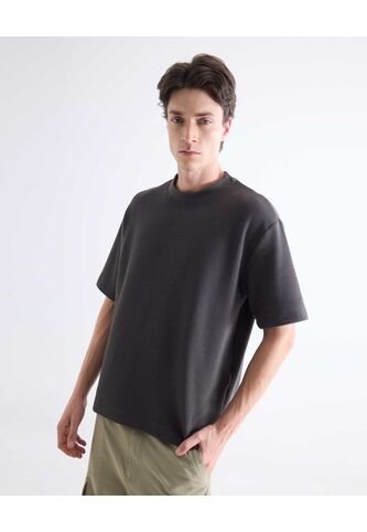 Camiseta  Para Hombre Manga Corta Cuello Redondo Color Gris Marca Seven Seven #45092833 Seven Seven