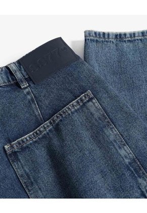 Jean Baggy Tono Oscuro Para Hombre Azul Seven Seven