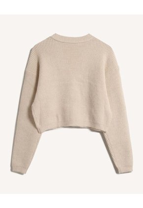 Saco Para Mujer Cuello V Color Arena Marca Seven Seven #28330683