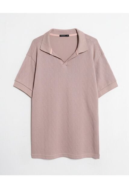 Polo  Para Hombre Cuello Tejido Sin Bolsillo Color Café Marca Seven Seven #45110960