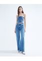 Jean Para Mujer Wide-Leg Color Azul  Marca Seven Seven #28160848 de Seven Seven