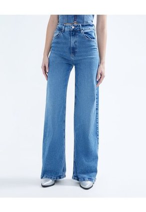 Jean Para Mujer Wide-Leg Color Azul  Marca Seven Seven #28160848