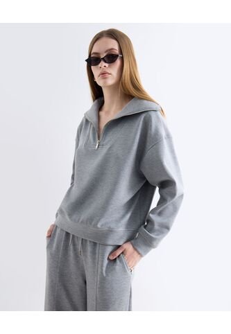 Buzo  Para Mujer Hoodie Color Gris Marca Seven Seven #28060464 Seven Seven