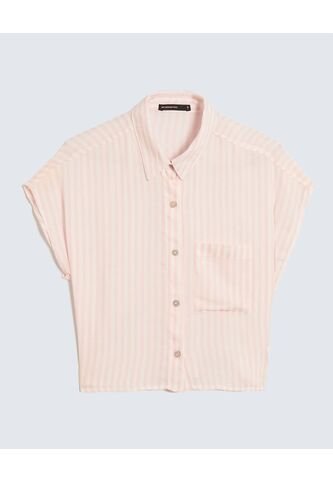 Blusa Para Mujer Manga Corta Color Rosa Marca Seven Seven #28124015 Seven Seven