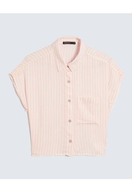 Blusa Para Mujer Manga Corta Color Rosa Marca Seven Seven #28124015