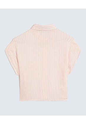 Blusa Para Mujer Manga Corta Color Rosa Marca Seven Seven #28124015