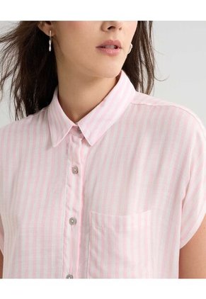 Blusa Para Mujer Manga Corta Color Rosa Marca Seven Seven #28124015