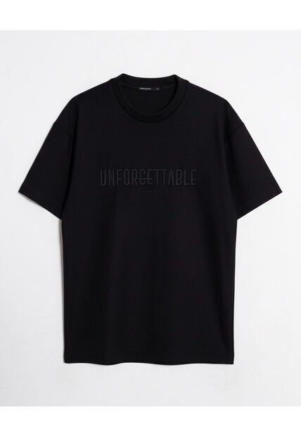 Camiseta  Para Hombre Manga Corta Cuello Redondo Color Negro Marca Seven Seven #45092810