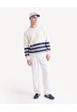 Saco Tejido Rayas  Para Hombre Marfil Seven Seven de Seven Seven