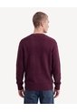 Saco Tricot Multitextura  Para Hombre Vino Seven Seven de Seven Seven