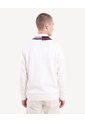 Saco Tejido Cuello Contraste  Para Hombre Crudo Seven Seven de Seven Seven