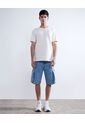 Camiseta Texturizada  Para Hombre Marfil Seven Seven de Seven Seven