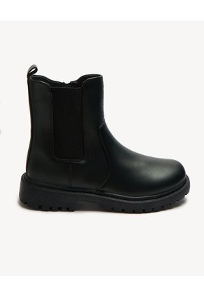 Botas De Ajuste Lateral Para Hombre Negro Seven Seven
