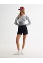 Buzo Oversized Con Cuello Redondo  Para Mujer Café Seven Seven de Seven Seven