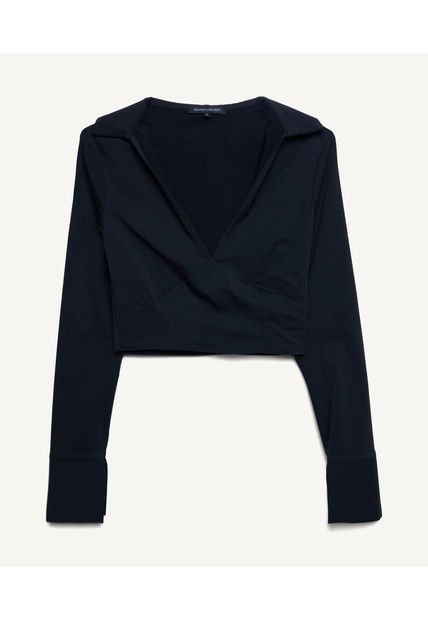 Blusa Para Mujer Manga Larga Color Negro Marca Seven Seven #28123863