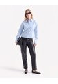 Pantalón Barrel Acabado Recubierto  Para Mujer Negro Seven Seven de Seven Seven