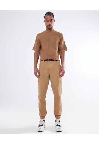 Pantalón Cargo  Para Hombre Camel Seven Seven Seven Seven