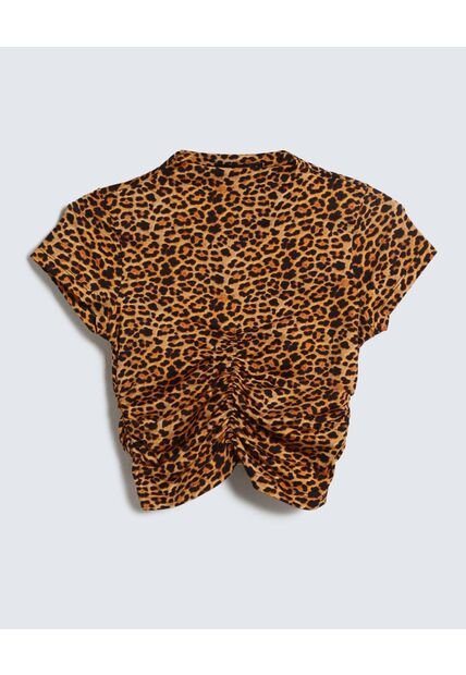 Camiseta Para Mujer Manga Corta Color Naranja Marca Seven Seven #28095983