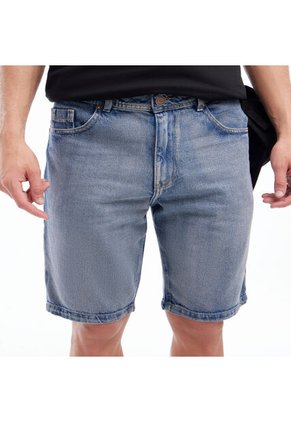 Bermuda Para Hombre Regular Color Azul Medio Marca Seven Seven #45100639