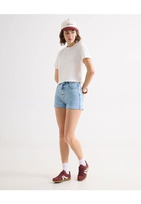Short Para Mujer Color Azul Claro Marca Seven Seven #28190964