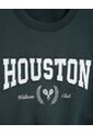 Buzo Crop Houston  Para Mujer Verde Seven Seven de Seven Seven