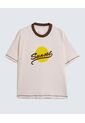 Camiseta Oversize Estampada  Para Mujer Arena Seven Seven de Seven Seven