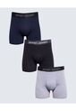 Pack X 3 Bóxer Medio X3 Para Hombre Azul Seven Seven de Seven Seven